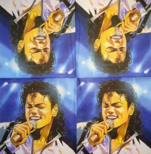 040 Celebrities - 3-ply - Michael Jackson
